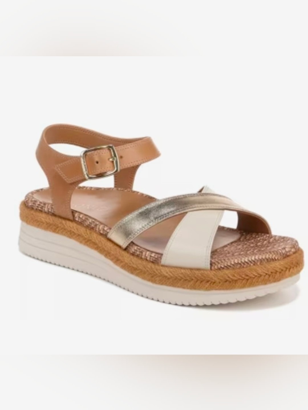 Vionic "Mar" Sandal New In Box! Metallic Gold Platform Sandal Size *12*